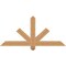 Ekena Millwork Kennewick Timber Gable Bracket, Western Red Cedar, 48"W x 22"H x 3 1/2"D x 3 1/2"F, 11/12 Pitch GBW048X22X0404KEN00SWR - alternate 1